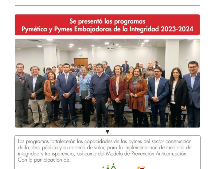 Se presentó el «Programa Pymética y Pymes Embajadoras de la Integridad 2023-2024»